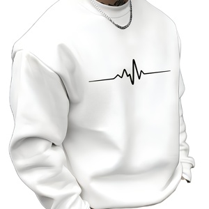 Sudaderas con Capucha de Cuello Redondo para Hombre, Color Blanco 2025, Alta Calidad, 100% Algodón, Verde Oscuro, Corte Regular, Lavables a Máquina - Product Image 1