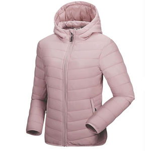 Veste d'hiver matelassée pour femme de qualité supérieure, personnalisée, avec coque en coton et nylon, imperméable et respirante, faible MOQ - Product Image 2