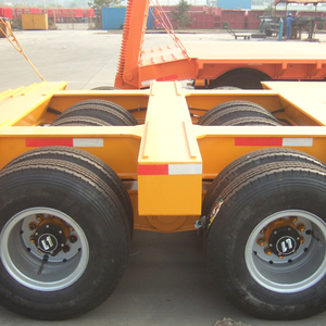 Semirremolque de Plataforma Baja de Alta Resistencia, Dos Líneas, Cuatro Ejes, Construcción de Acero de Alta Resistencia, Capacidad de Carga de 100T para Equipo Pesado - Product Image 2