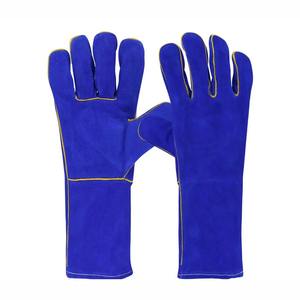 Guantes de soldadura de cuero superventas de alta calidad, Material suave anticorte anticalor, ajuste cómodo, servicio OEM para consumidores - Product Image 1