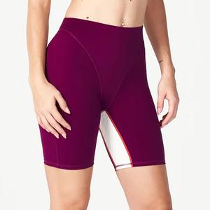 Nouveauté, logo personnalisé, short décontracté respirant avec broderie sans couture pour femmes, MS-SL-037 avec poche latérale et sérigraphie - Product Image 6