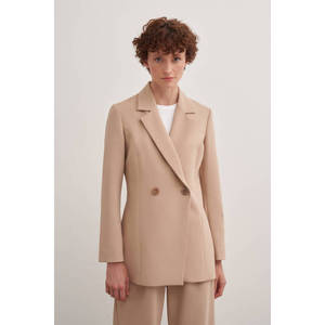 Chaqueta Blazer Cruzada Color Camel 5165111 - Product Image 1