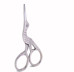 Ciseaux à broder de style vintage en gros, ciseaux miniatures en acier inoxydable avec motif d'oiseau grue, meilleurs ciseaux pour la couture, l'artisanat et la couture - Product Image 2