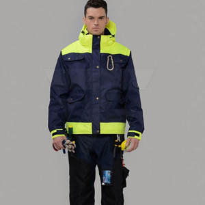 Chaqueta de trabajo de seguridad de poliéster personalizada de alta calidad para adultos Ropa DE TRABAJO impermeable Premium con logotipo personalizable - Product Image 6