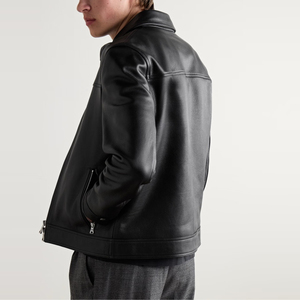 OEM personalizado transpirable hombres chaqueta de cuero al por mayor chaquetas de cuero para los hombres - Product Image 2