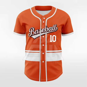 Camiseta de Béisbol Personalizada Transpirable de Talla Grande - Alta Calidad, Ligera, de Secado Rápido, 100% Poliéster, con Nombre y Logotipo del Equipo Personalizados - Product Image 2