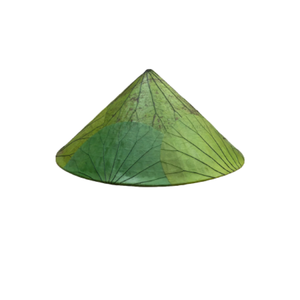 Sombrero cónico pintado a mano con muchos colores diferentes - Product Image 1