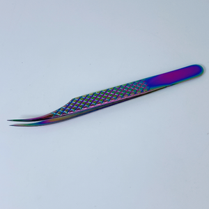 Pince à épiler pour faux cils en acier inoxydable de qualité fine droite et incurvée - Product Image 3
