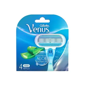 Gillette Venus-Maquinilla de afeitar extra suave para mujer, mango + 1 recarga de hoja + 1 estuche de viaje, gran adición a su viaje si