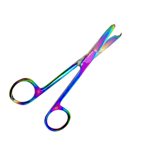 Ciseaux de point chirurgical sur mesure titane couleur enduit métal acier chirurgical médical utilisation d'hôpital ciseaux de point - Product Image 2