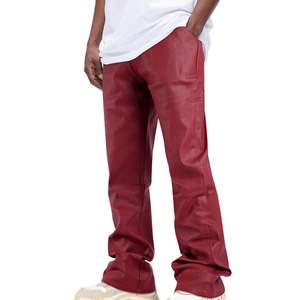 Pantalones de cuero genuino para hombre de calidad superior Precio asequible Ropa de hombre Pantalones de cuero genuino para venta en línea - Product Image 3