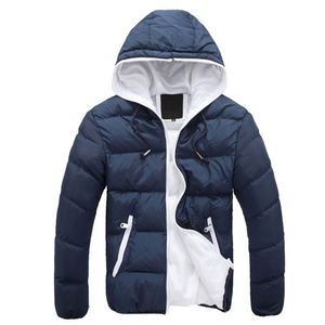 Veste d'hiver personnalisée pour homme, haute qualité, coupe oversize, rembourrée, col montant, légère, chaude, écologique, streetwear, service OEM - Product Image 3