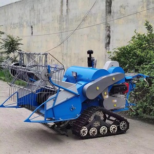 Moissonneuse-batteuse à riz miniature Paddy à vente chaude pour le maïs et l'ail, haute productivité, moteur diesel 103 kW - Product Image 1