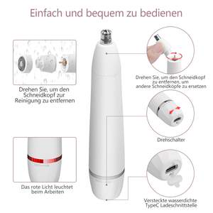 Depiladora Eléctrica Portátil 5 en 1 para Mujer, Recortadora de Bikini, Depiladora Facial, Depiladora de Cejas, Labios, Nariz, Piernas y Axilas, IPX7 para el Cuerpo - Product Image 3