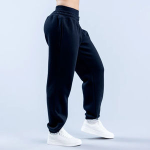 Pantalones Deportivos Casuales de Algodón para Mujer, Pierna Ancha, Bolsillos Laterales, Cordón Ajustable, Cintura Alta, Transpirables, Joggers de Moda - Product Image 5