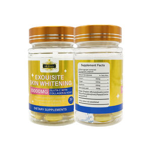 5D GLUTA Etiqueta Privada Gluta-c con colágeno y KOJIC 5 días blanqueamiento píldoras suplemento precio al por mayor Anti acné y manchas oscuras - Product Image 5