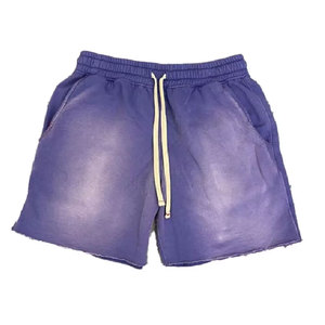 Último diseño de lavado ácido pantalones cortos hechos en Pakistán estilo de la calle al por mayor personalizado lavado ácido pantalones cortos - Product Image 1