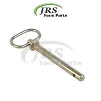 Nouveau Goupille d'attelage R-Pin en acier EN8 Orange avec goupille de sécurité pour remorques et équipements agricoles - JRS Farmparts India Pièces de tracteur 2025