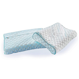 Almohada de espuma viscoelástica ergonómica de fábrica OEM con diseño geométrico Uso cómodo para dormitorio de hotel o configuración moderna del hogar - Product Image 2