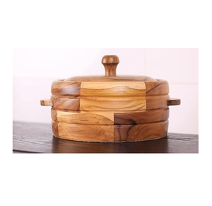 Pot en bois de haute qualité en gros chauffe-plats en bois marmite de service vente chaude Design attrayant casserole - Product Image 2