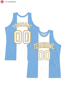 Maillot de basket-ball universitaire personnalisé à impression numérique, rétro, à séchage rapide, réversible, ensemble uniforme de basket-ball, taille plus, unisexe - Product Image 2