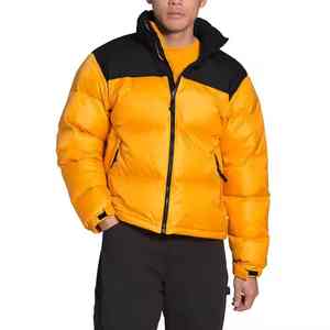 Chaqueta acolchada de invierno para hombre de alta calidad, tela transpirable con bolsillos laterales de burbujas, logotipo personalizado, teñido liso - Product Image 6