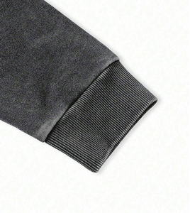Sweat à capuche tendance pour homme, style streetwear hivernal, avec impression en relief, manches longues, respirant, écologique, personnalisable, 100% coton - Product Image 3