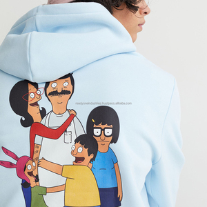 เสื้อสวมหัวสำหรับผู้ชายแบบหลวมมีฮู้ดพิมพ์ลายสกรีนโลโก้ออกแบบได้ตามต้องการ - Product Image 6