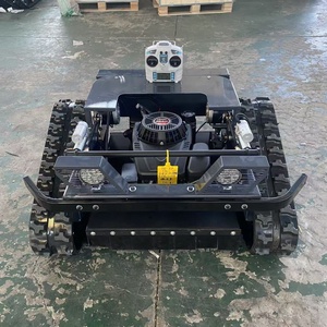 Tondeuse à gazon sans fil à essence avec bac à herbe Moteur 5,5 CV Largeur de coupe réglable 550 mm-1000 mm - Product Image 2