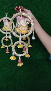 Cuerda colgante de pared de Lord Ganesha indio perfecta para Ganesha Poojan Diwali decoración de puerta principal Pooja habitación templo decoración favores de invitados - Product Image 4