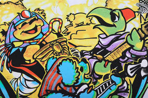 T-shirt à manches courtes surdimensionné en coton lavé à l'acide avec impression de logo personnalisée en gros - Product Image 5