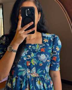 Robe longue d'été en coton à imprimé floral - Product Image 4