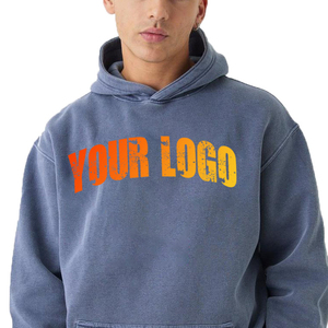 Haute qualité solide hiver poudre 3D bouffée imprimé pull décontracté sans fil à capuche blanc sweat à capuche personnalisé coupe régulière - Product Image 2