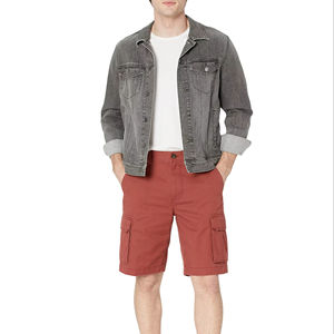 2025 OEM Service Premium Quality Solid Button Digital Cargo Shorts para hombres Color personalizado Suave Cómodo Cintura elástica - Product Image 2