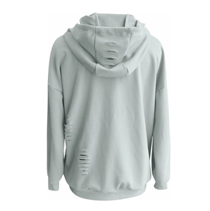 Sweat à capuche respirant en détresse pour hommes sur mesure sweats à capuche en détresse personnalisés pour hommes - Product Image 1