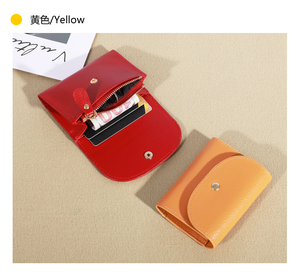 Petit portefeuille en cuir avec porte-monnaie - Product Image 3