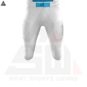 Men's Professional American Football Uniform Set - Durable <b>Padded</b> Jersey And <b>Pants</b> With Breathable Mesh Fabric - Product Image 4