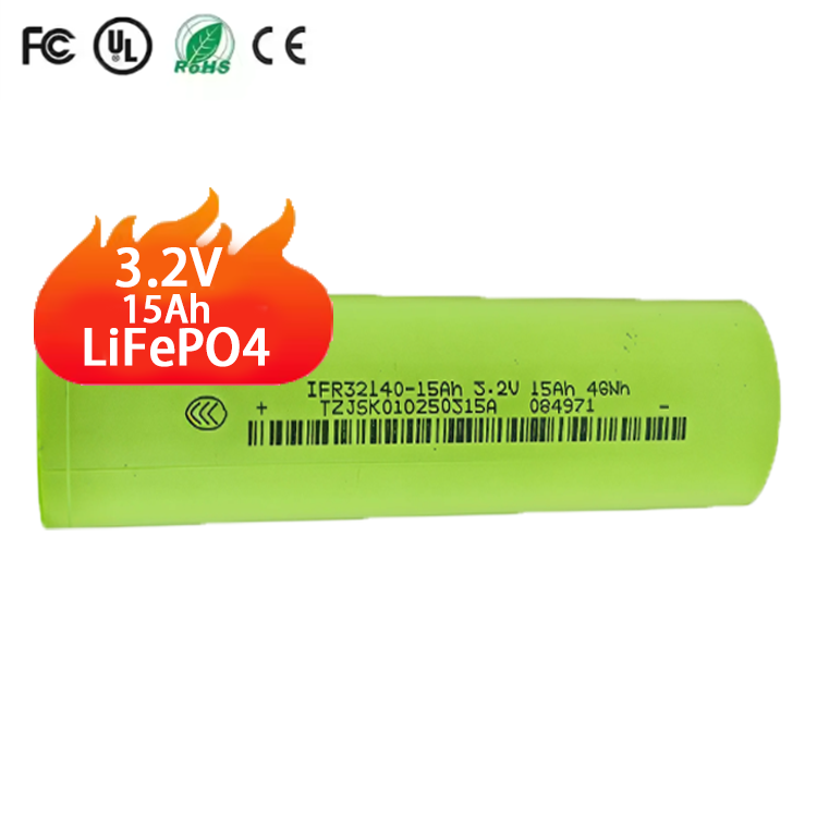 Аккумулятор LiFePO4 большой емкости 3,2 В 15Ah, настраиваемый на 6,4 В, 9,6 В, 30Ah, 45Ah, подходит для хранения солнечной энергии и RVs