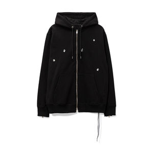 Sudadera con Capucha de Invierno para Hombre, Personalizada por el Fabricante, Gruesa, 410 GSM, 100% Algodón, Transpirable, Bordada, con Cierre, de Alta Calidad - Product Image 1