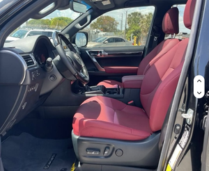 Lexus GX 460 d'occasion 2023, conduite à gauche, luxe, noir avec intérieur bordeaux, 1-25000 milles - Product Image 2