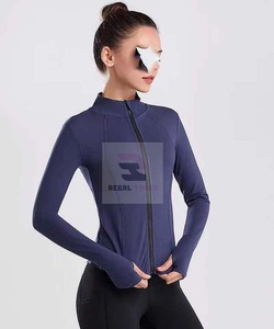 Femmes 2025 haute qualité fermeture éclair Sport veste de course respirant Yoga haut Fitness veste - Product Image 2