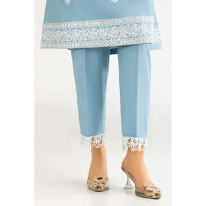 Conjunto Coordinado Bordado en Tela Crepé IPST-77485 con Cuello Cuadrado, Tallas de Mujer XS a XL para Primavera/Verano - Product Image 2