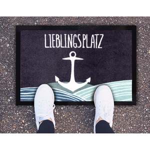 พรมเช็ดเท้าดีไซน์ศิลปะสมัยใหม่ ทำมือ สำหรับตกแต่งภายนอกและห้องนั่งเล่น  สามารถปรับแต่งโลโก้ได้ - Product Image 2