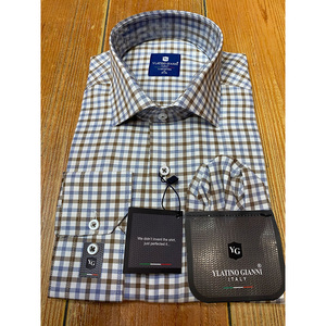 Camisa de algodón ajustada para hombre hecha en Turkiye tela transpirable cómoda y elegante de manga larga - Product Image 6