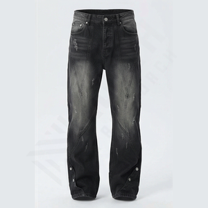 Nueva Llegada OEM Pantalones Vaqueros de Verano para Hombre con Diseño Único Estilo Urbano Alta Calidad Venta al por Mayor Proveedor a Granel - Product Image 1