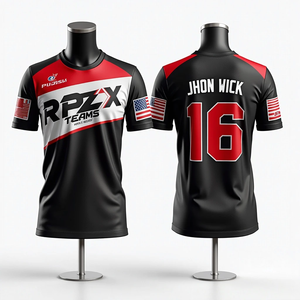Customized Sublimated Softball Basketball <b>Soccer</b> Fishing Jerseys Men's Sportswear Breathable Crew Neck High Quality - Product Image 4