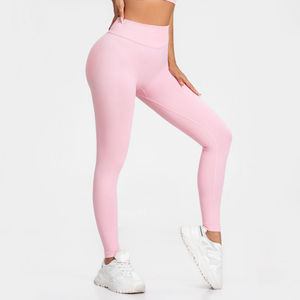 2025 dernière conception femmes Fitness Leggings taille haute pantalons de Yoga Logo personnalisé séchage rapide vêtements de sport approvisionnement d'usine avec des prix bon marché - Product Image 6