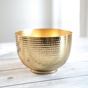 Venta caliente de alta calidad martillado redondo maceta de oro para jardín hogar restaurante decoración uso - Product Image 6
