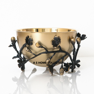 Centro de mesa de metal Decoración dorado Más diseñador Fancy Bowl Nueva decoración Venta al por mayor Lujo Mejor calidad Cuencos para servir - Product Image 5