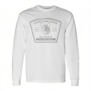 Hurricane Ridge Olympic National Park T-shirt à manches longues Washington Premium Apparel - Product Image 2